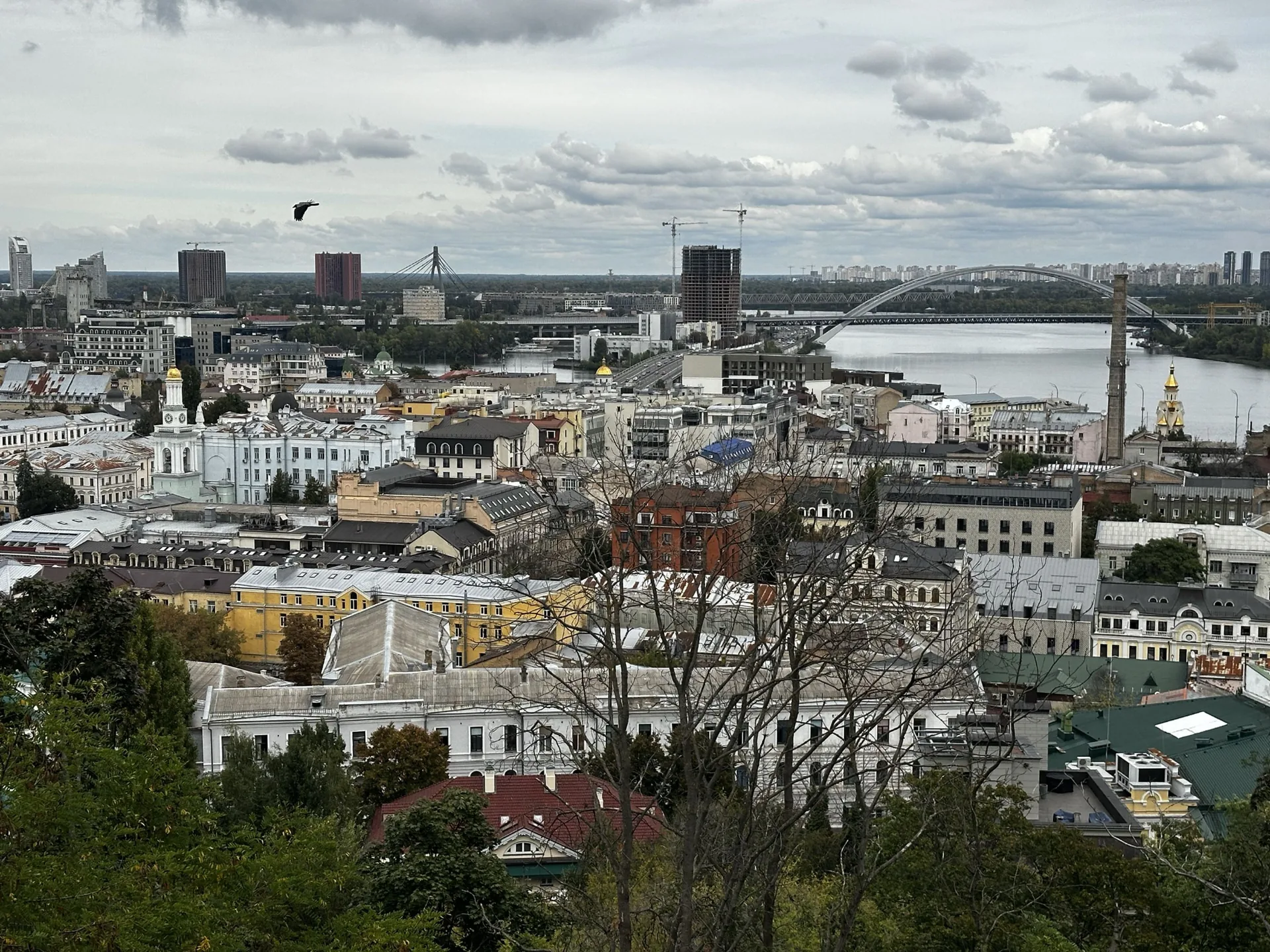 Kyiv en de Dnipro